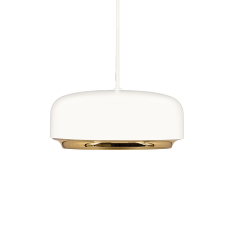 Umage Hazel Pendant Mini, White & Brass –  from Amos Lighting + Home