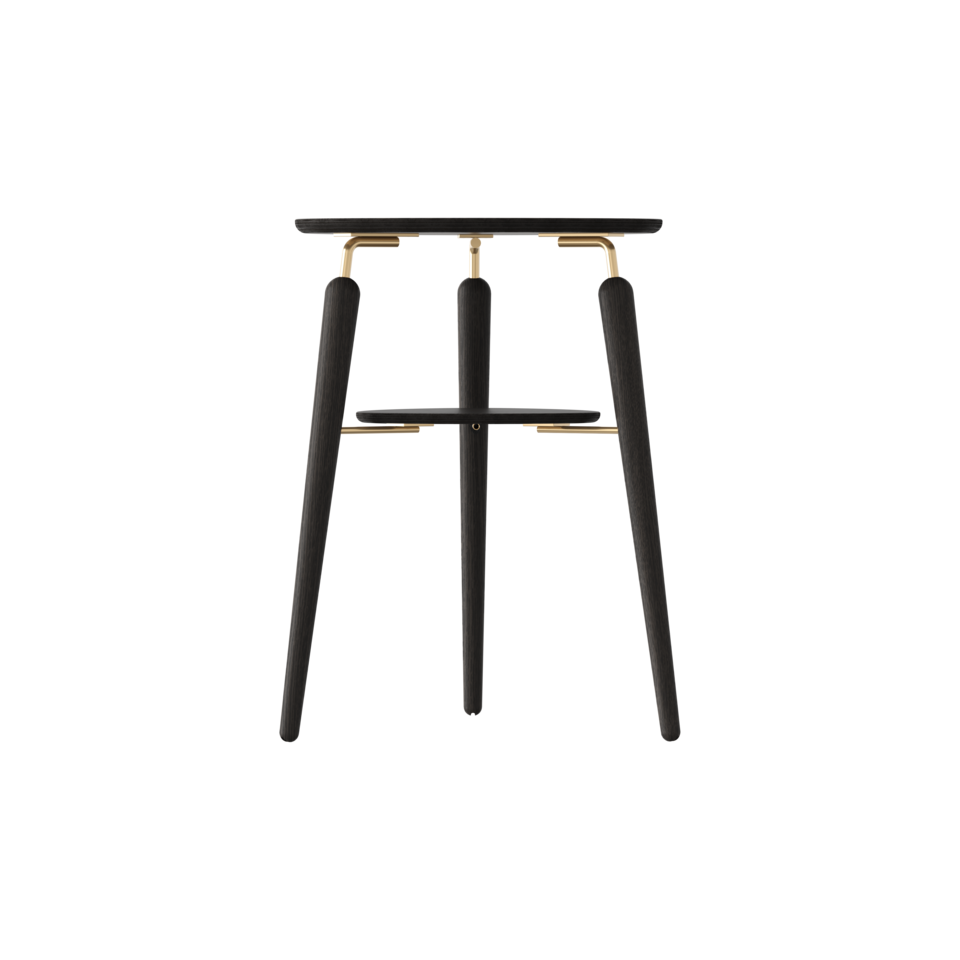 Umage My Spot Side Table Brass & Black Oak –  from Amos Lighting + Home