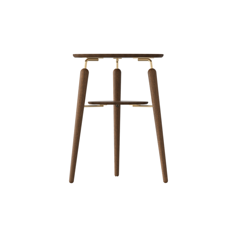 Umage My Spot Side Table Brass & Dark Oak –  from Amos Lighting + Home