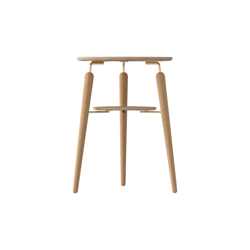 Umage My Spot Side Table Brass & Oak –  from Amos Lighting + Home