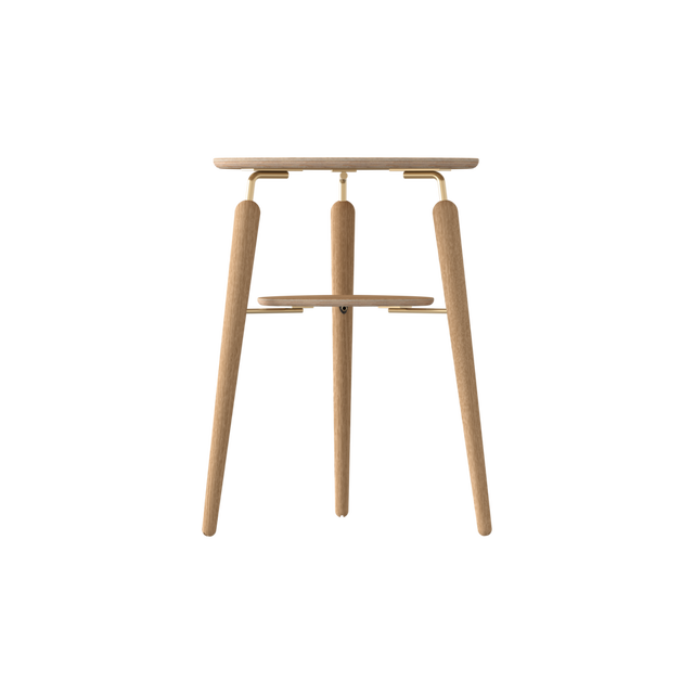 Umage My Spot Side Table Brass & Oak –  from Amos Lighting + Home