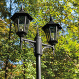 Norlys Valencia 2 Light Twin Head Lamp Post