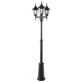 Norlys Valencia 3 Light Triple Head Lamp Post