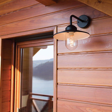 Norlys Vansbro 1 Light Wall Lantern Black