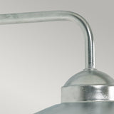 Norlys Vansbro 1 Light Wall Lantern Galvanised