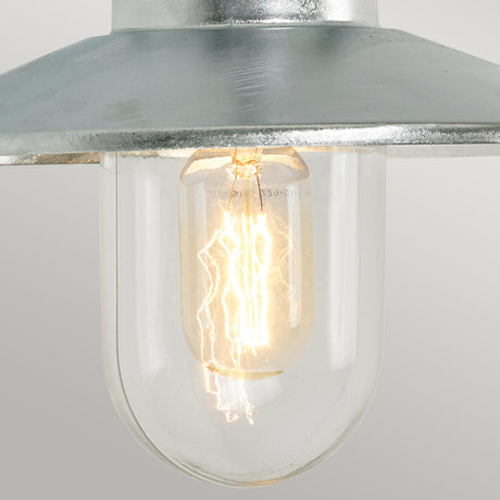 Norlys Vansbro 1 Light Wall Lantern Galvanised