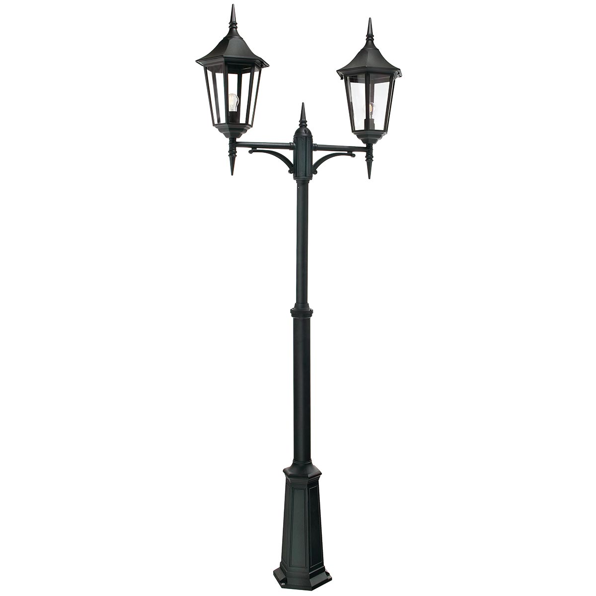 Norlys Valencia Grande 2 Light Twin Head Lamp Post