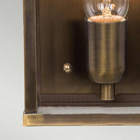 Elstead Victoria 1 Light Wall Lantern - Brass