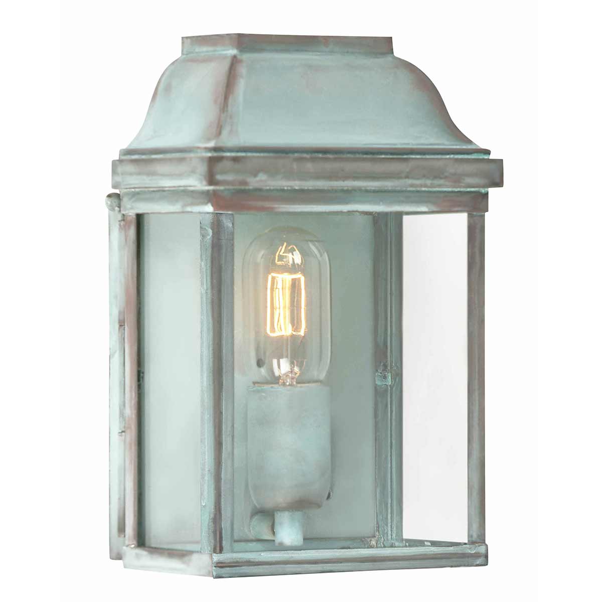 Elstead Victoria 1 Light Wall Lantern - Verdigris