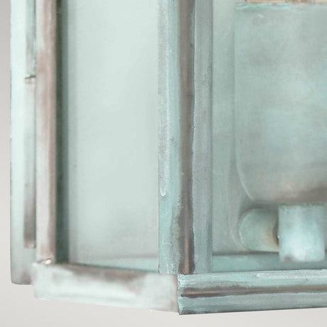 Elstead Victoria 1 Light Wall Lantern - Verdigris