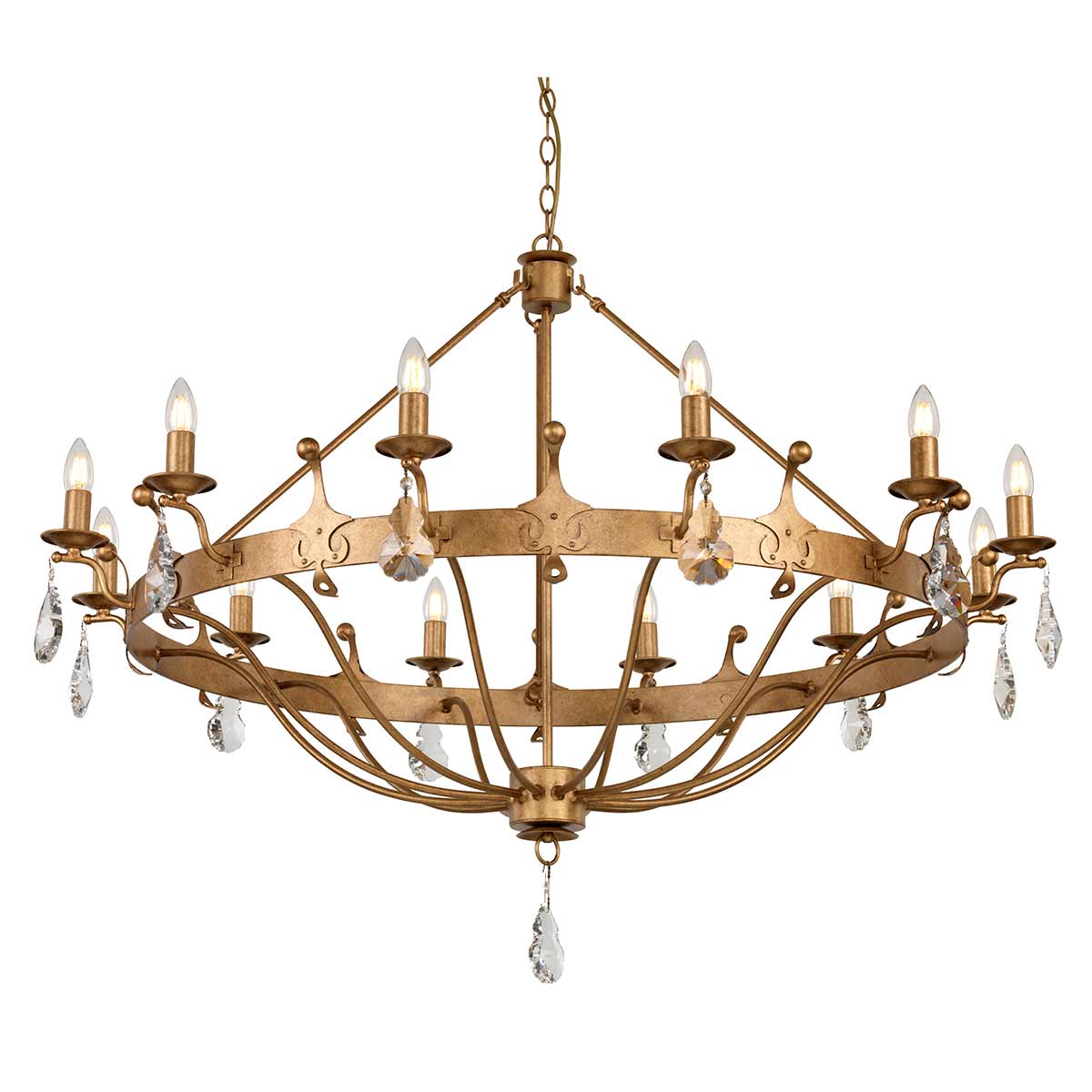 Elstead Windsor 12 Light Chandelier