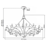 Elstead Windsor 12 Light Chandelier