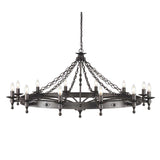 Elstead Warwick 12 Light Chandelier