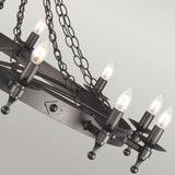 Elstead Warwick 12 Light Chandelier