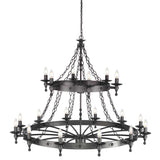 Elstead Warwick 18 Light Chandelier