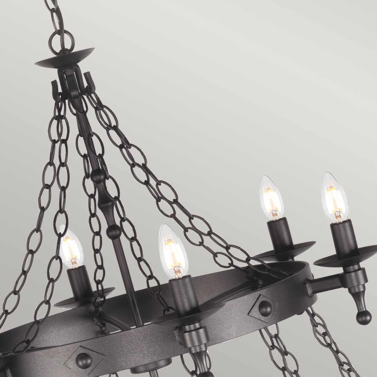 Elstead Warwick 18 Light Chandelier