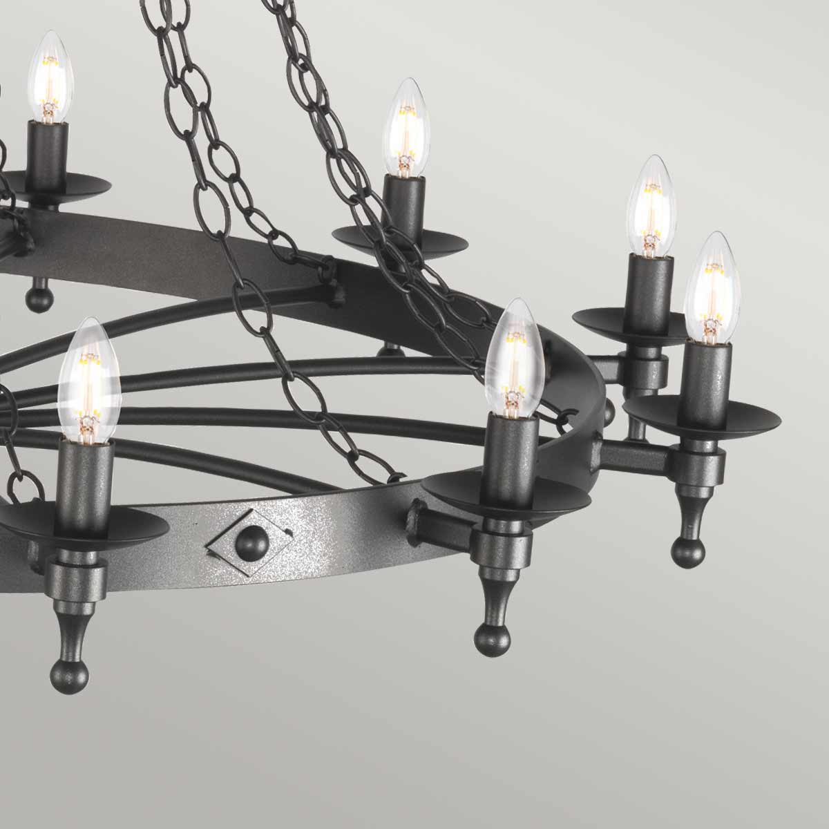 Elstead Warwick 18 Light Chandelier