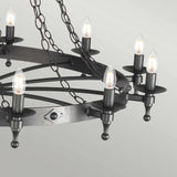 Elstead Warwick 18 Light Chandelier