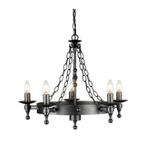 Elstead Warwick 5 Light Chandelier