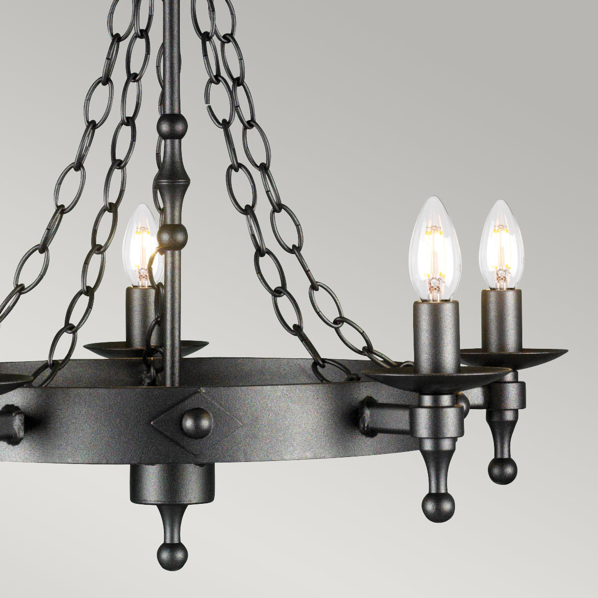 Elstead Warwick 5 Light Chandelier