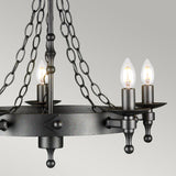 Elstead Warwick 5 Light Chandelier