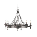 Elstead Warwick 6 Light Chandelier