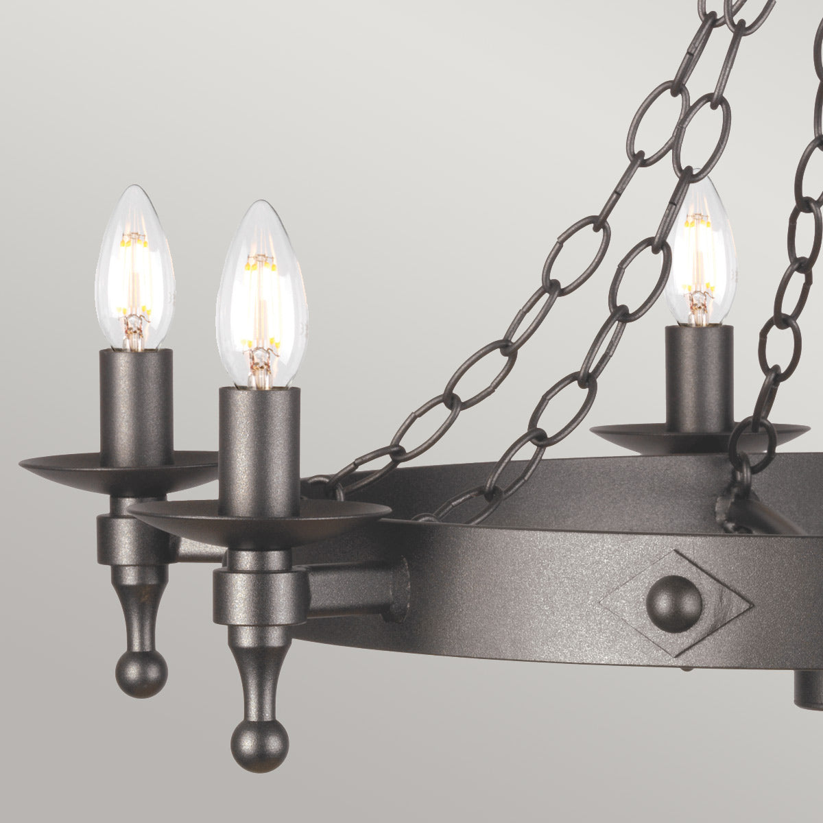 Elstead Warwick 6 Light Chandelier