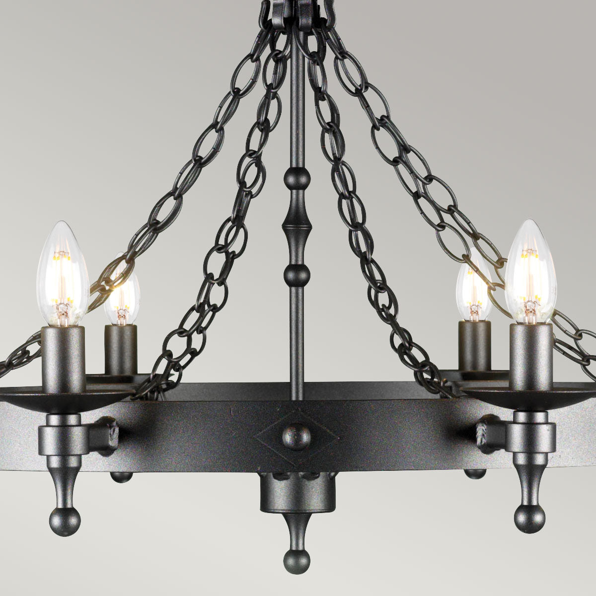 Elstead Warwick 8 Light Chandelier
