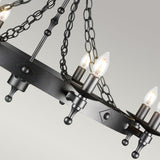 Elstead Warwick 8 Light Chandelier